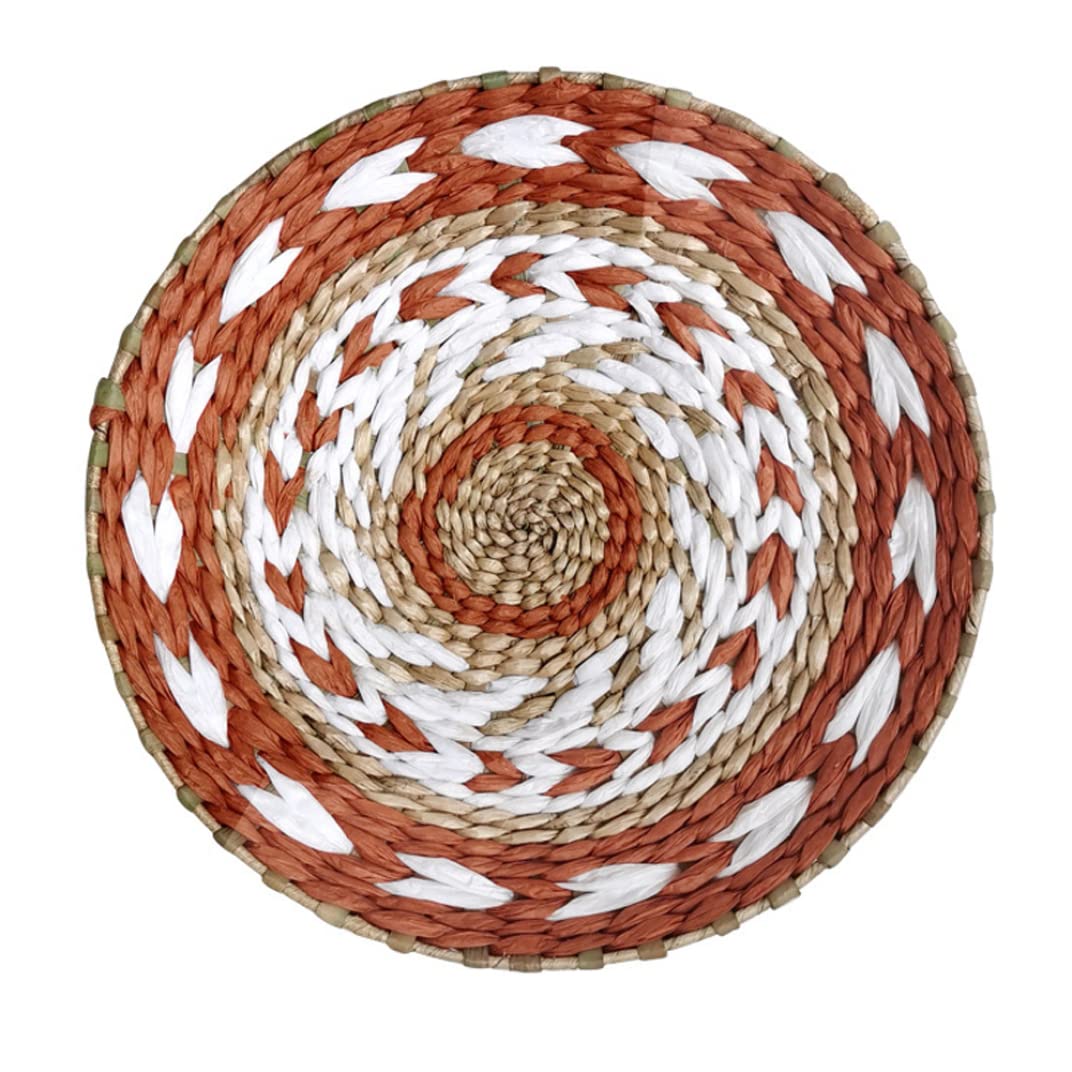 Panier mural tissé suspendu de 35 cm pour décoration bohème