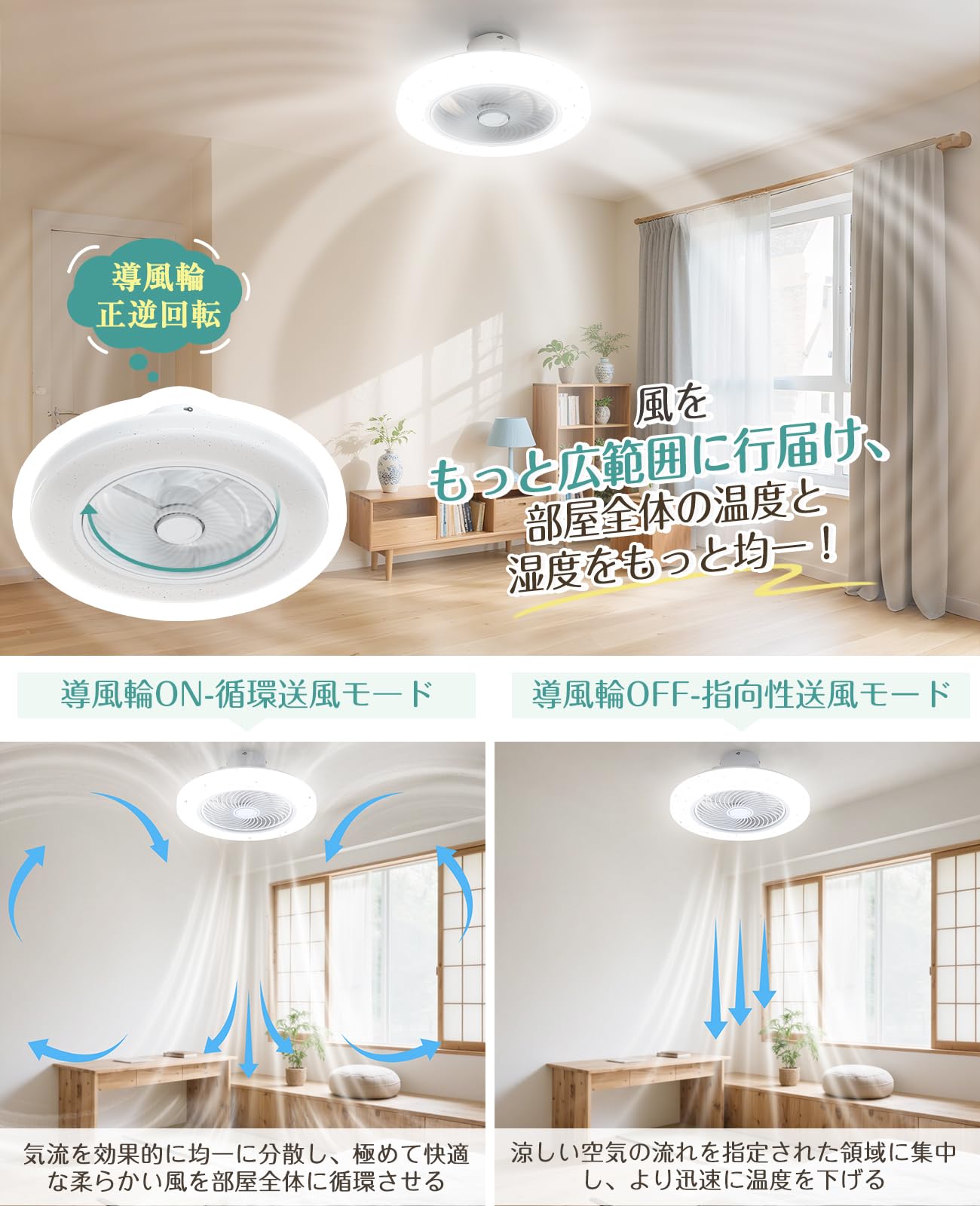 2025最新 星空効果　シーリングファンライト サーキュライト 照明 5枚羽根 Amazon.co.jp : 【2025最新 星空効果】シーリングファンライト