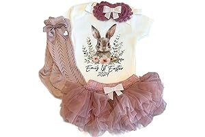 Personalized My First Easter Baby Girl Outfit