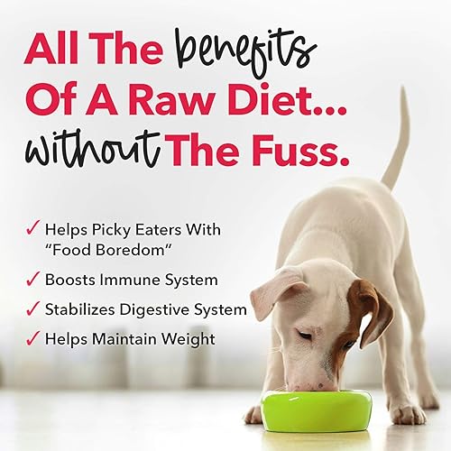 Miniatura 5 de iHeartDogs Decoración de comida para perros  Condimento de comida cruda liofilizada para perros  Mezclador de comida de superalimentos sin granos