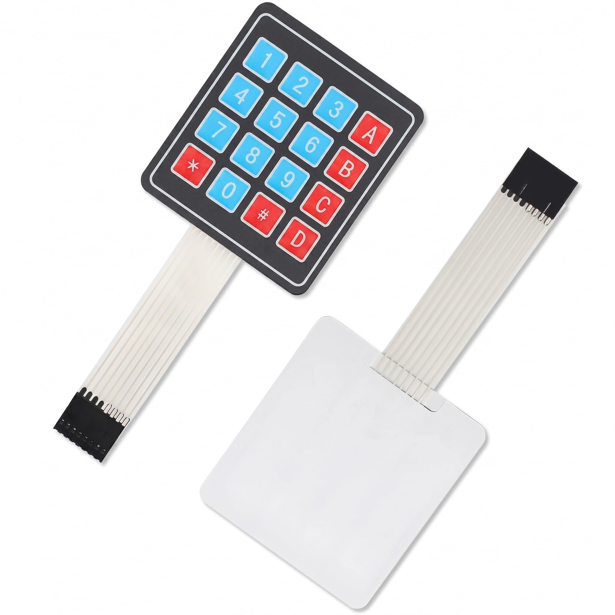 4x4 Matrix Membrane Keypad, 16-Key Numerical Control Pad with Ribbon Cable, for Access Control, Security and Industrial Use-image-31