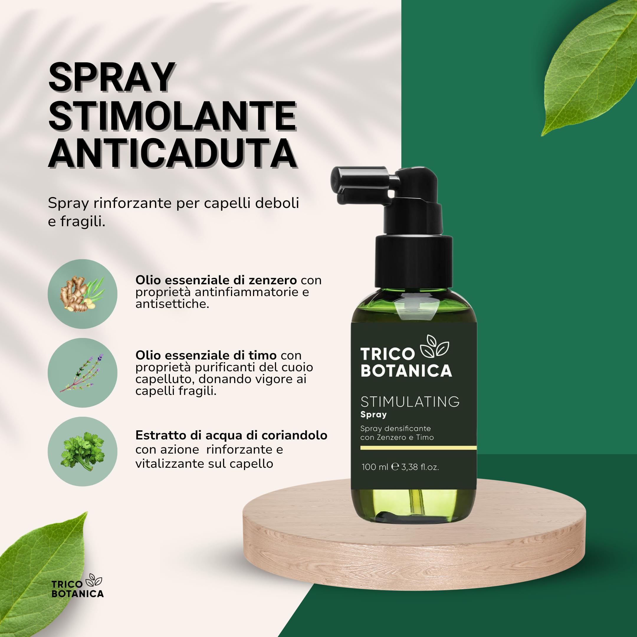 Fiale Anticaduta Capelli Donna Rinforzante In Spray - Utilizzalo Anche Come Lozione Densificante Per La Ricrescita Capelli Uomo