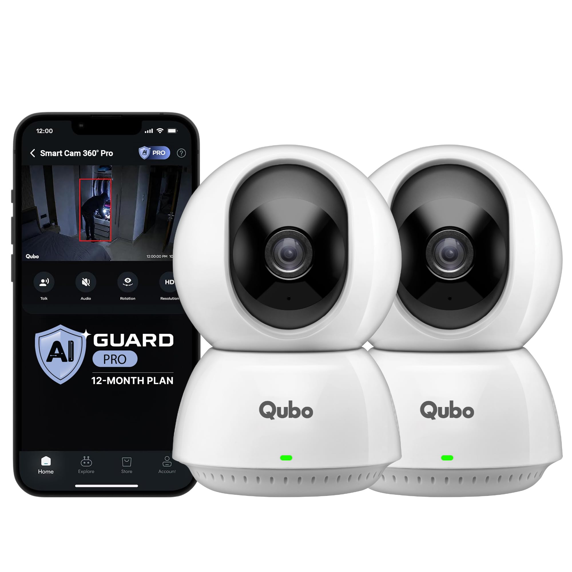 Qubo 4MP Pack of 2 +12 Months Subscription-picture-38