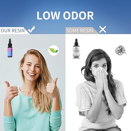 Miniatura 4 de 10 piezas de resina UV súper rápido de curado cristalino de alta transparencia de resina DIY kit de fabricación de joyas con mini lámpara UV