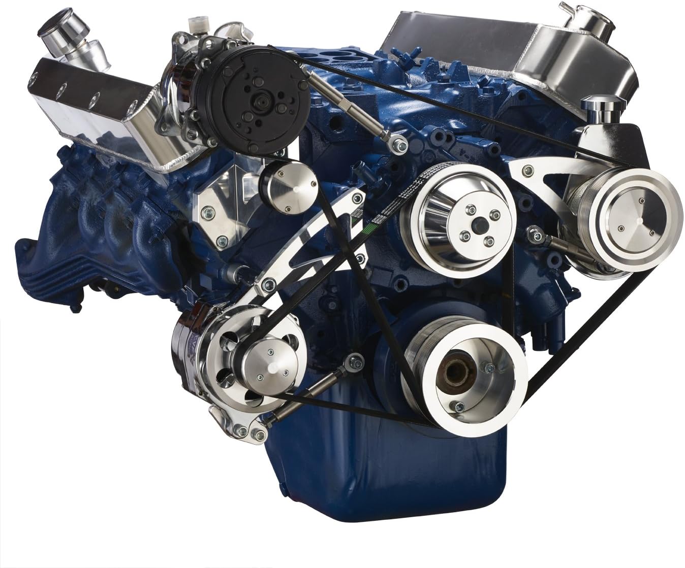 Ford 460 Serpentine Pulley System - Alternator, Power Steering & A/C Applications