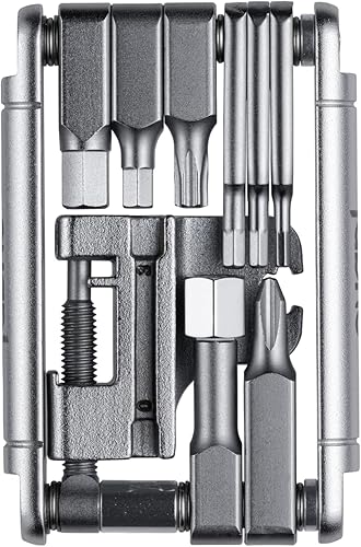 Fabric 16 en 1 - Multiherramienta plegable para ciclismo 16 en 1 - Llave hexagonal, calibre de radio, par de torsión, divisor de cadena -