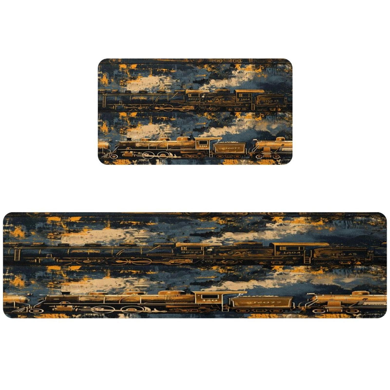 Tapis de cuisine vintage idéal pour sécuriser le couloir et la buanderie