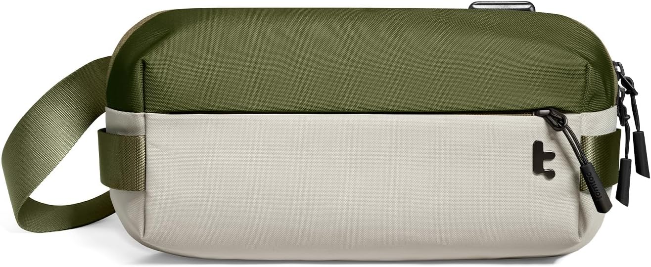 tomtoc Compact EDC Sling Bag 3L-10L, Minimalist Crossbody Bag Chest Shoulder Pack for Men Women, X-pac/Recycled Polyester