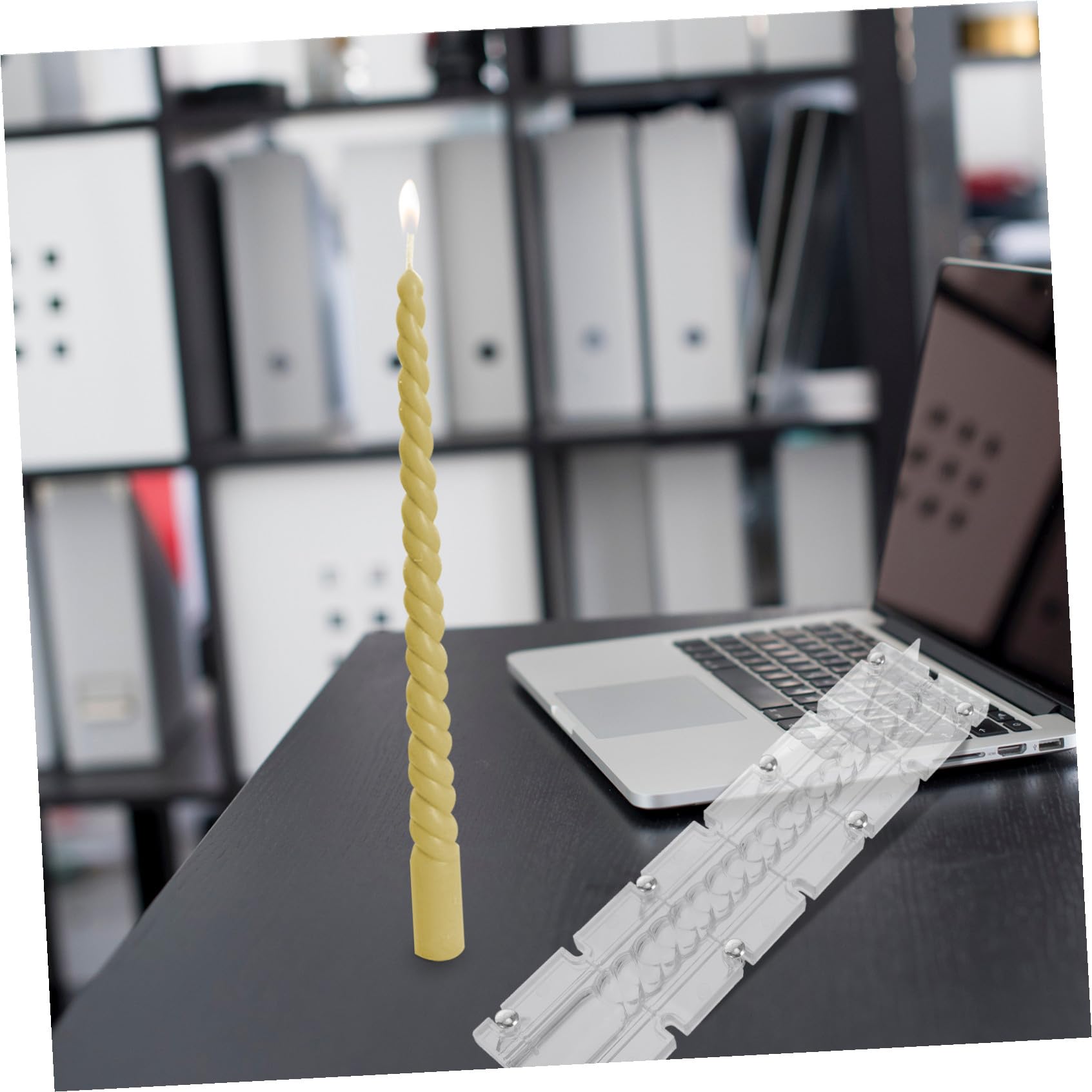 Uonlytech Molde Acrílico Para Velas Diy Moldes Decorativos De Diseño Único Para Aromaterapia Resistente y Duradero Para Manualidades Casa