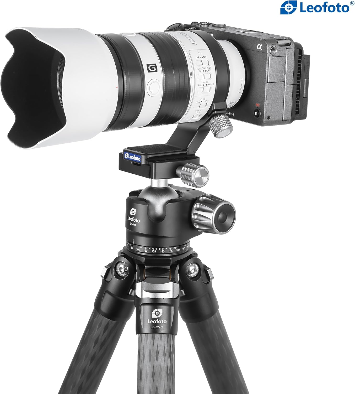 LEOFOTO SFC-01 Lens Collar, for Sony FE 70-200mm F4 Macro G OSS II, QD Spot, 1/4" and 3/8 Screw Hole, Arca Compatible