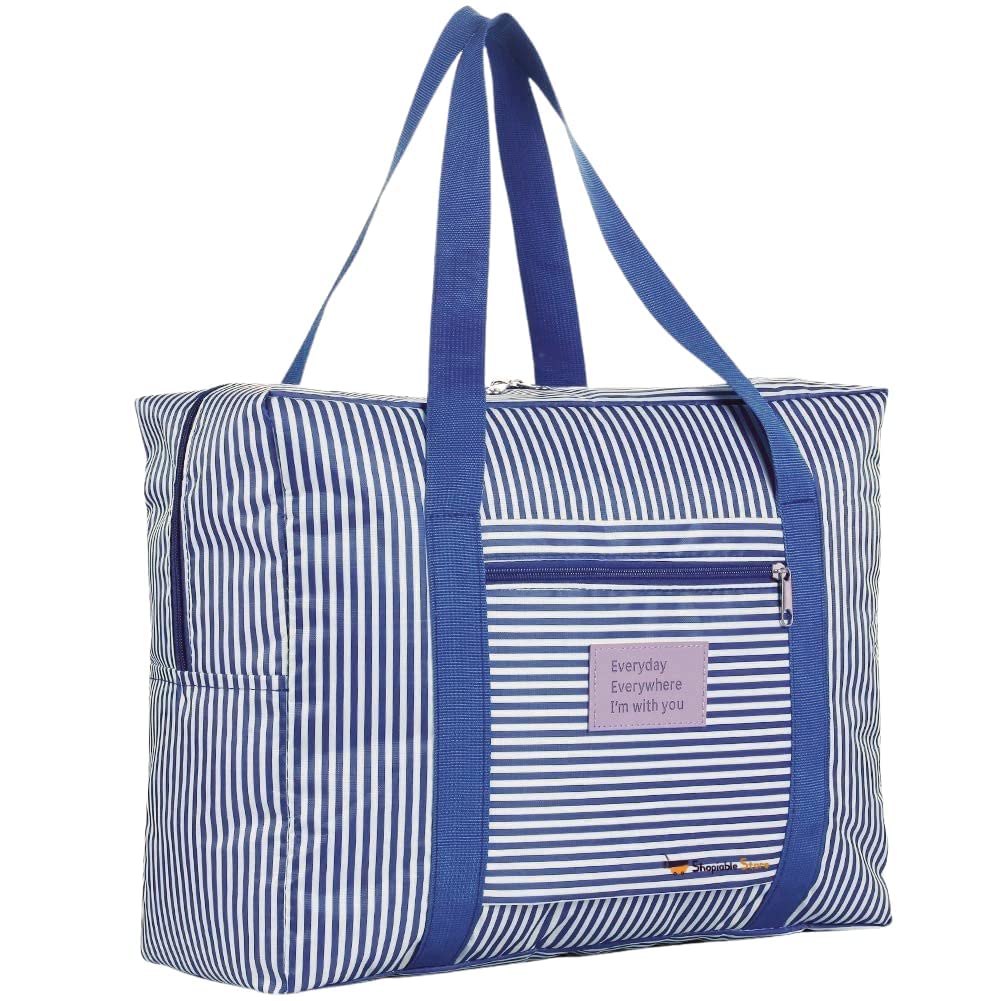 Women's Travel Bags Lightweight Foldable Waterproof Shoulder Handbag Storage for Travel on Clothes Storage Travel Bag Large Capacity Big Carry on Organizer (Multicolour)-image-42
