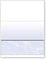 Vista 1 de DocuGard Cheque de Seguridad Estándar, 11 Características, 8.5 X 11, Fondo de Mármol Azul, 500/resma