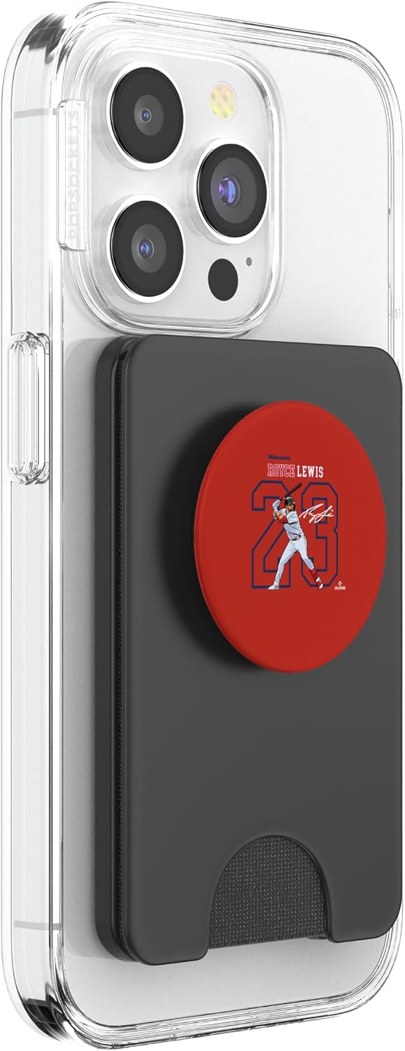 Royce Lewis | Minnesota Baseball Players | MLBRLS3004 PopSockets PopWallet for MagSafe