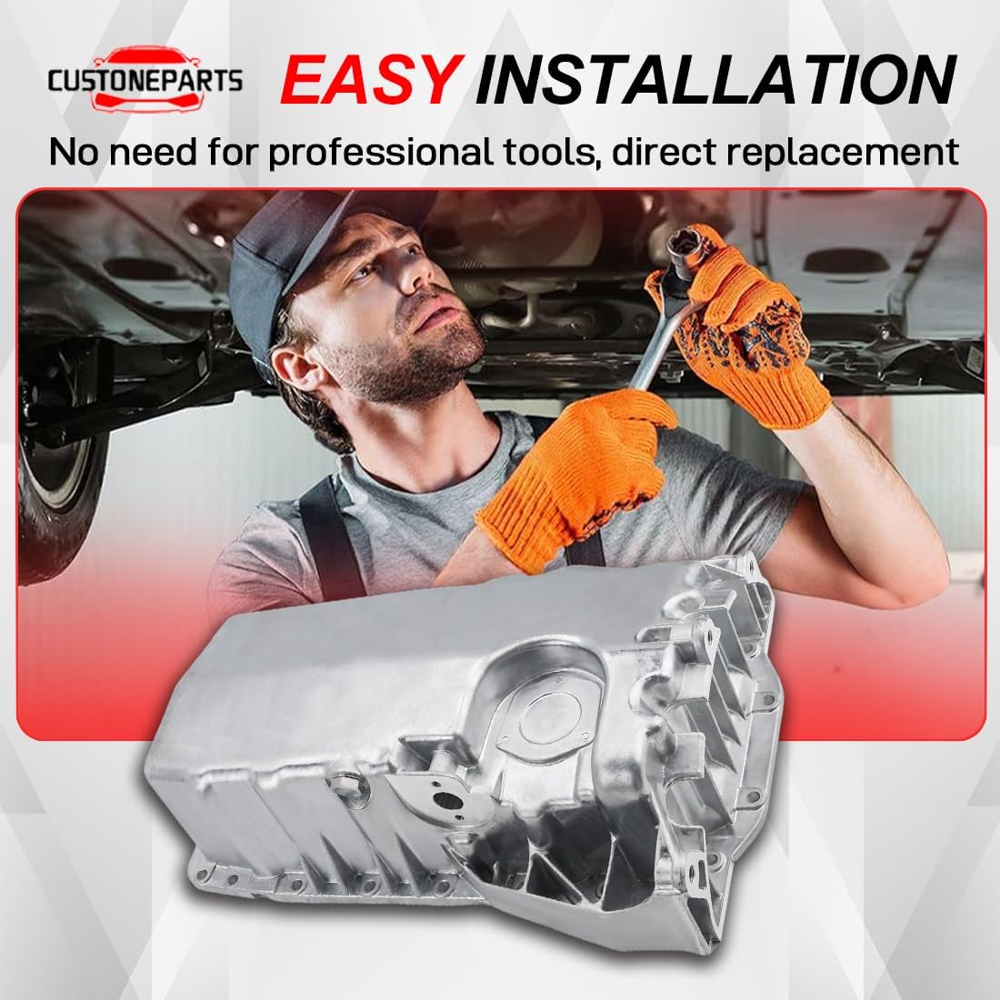 Engine Oil Pan with Drain Plug FIT 2013–2017 Honda Accord, 2015–2020 Acura TLX 2.4L – Replaces OE# 11200-5A2-A00, 264-856