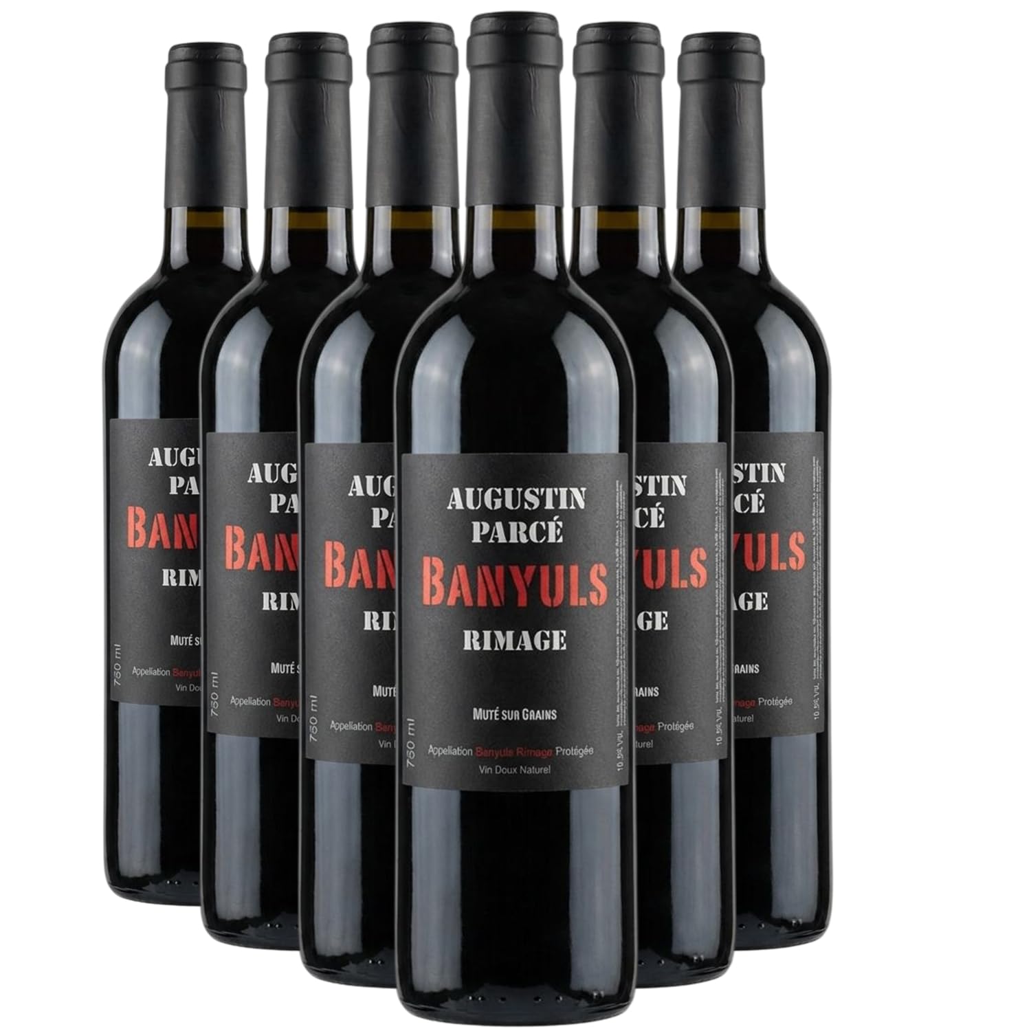 Banyuls Rimage Rotwein 2025 - Les Cartes Postales du Roussillon süßer - g.U. - Languedoc - Roussillon Frankreich - Rebsorte Grenache - 6x75cl