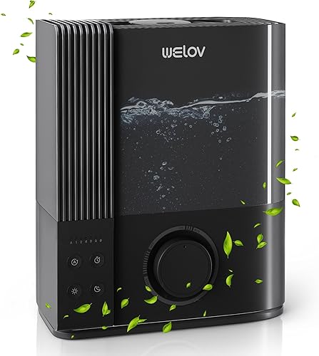 WELOV Humidificadores de 6L para habitaciones grandes, humidificadores de niebla fría de llenado superior para dormitorio, hogar, oficina, bebé y