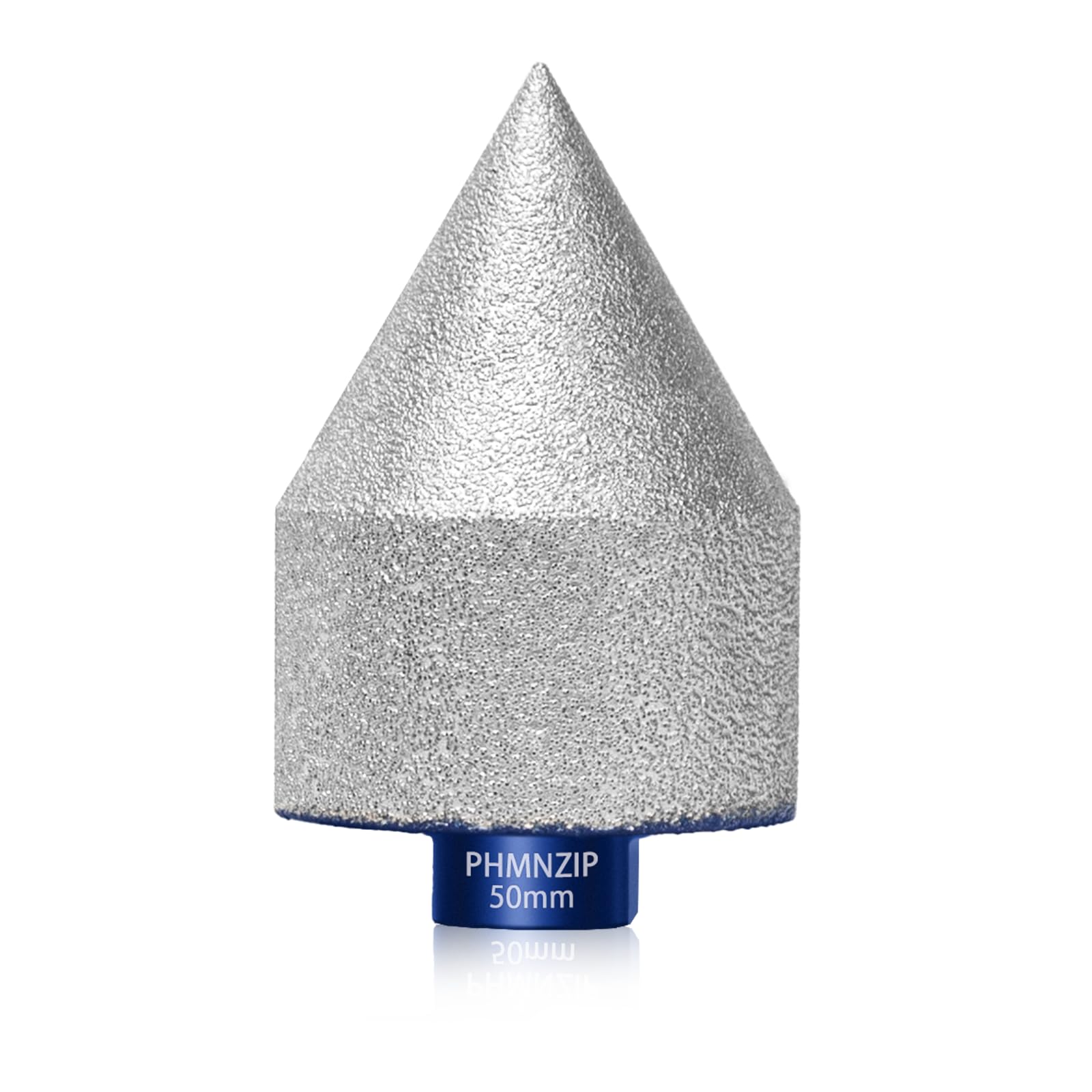 Fraise à Chanfreiner Diamantées Fraisage à Doigts 50 mm Bit de Chanfrein pour Carrelage Marbre Céramique Granit Finition Nettoyage Agrandissement Meulage des Trous Existants