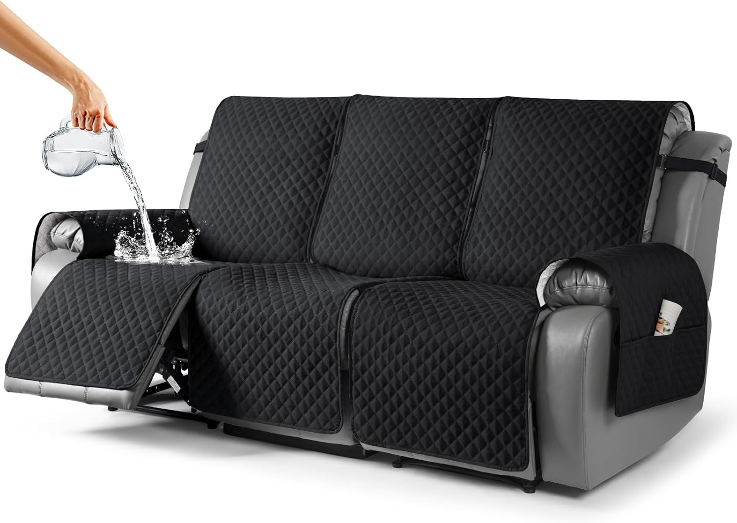 TAOCOCO Non-Slip Loveseat Recliner Cover, Elastic Liberia Ubuy