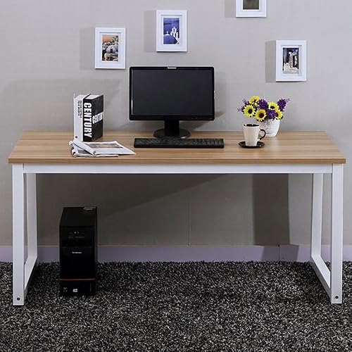 Miniatura 6 de Escritorio de computadora portátil de 44 pulgadas, mesa de PC, estación de trabajo de madera, banco de juegos, muebles de oficina en casa