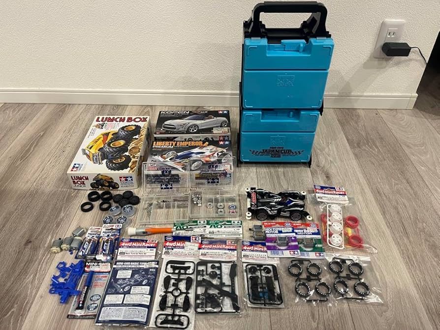 【即購入OK】タミヤ ミニ四駆　引退セット　収納BOX 車体4台　部品等 おもちゃ ミニ四駆PRO レーサーズボックス」の人気商品一覧