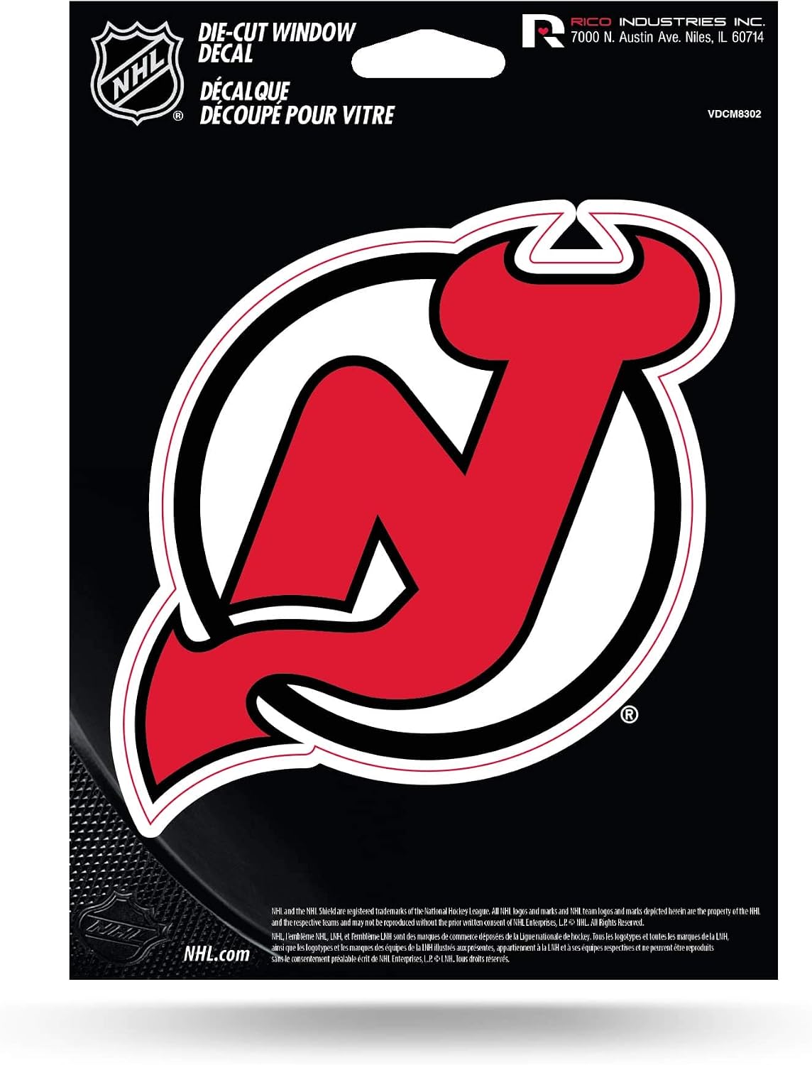 Rico Industries NHL Hockey Medium Die Cut Decal