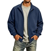 Men's Windbreake Bomber Jackets Softshell Light Waterproof Full Zip Voyage Coat Fall Apparel