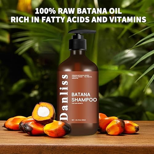 Miniatura 2 de Dr. Sebi Organic Batana Oil Champú para el crecimiento del cabello, 10.1 onzas líquidas para fortalecer y dar volumen al cabello fino y