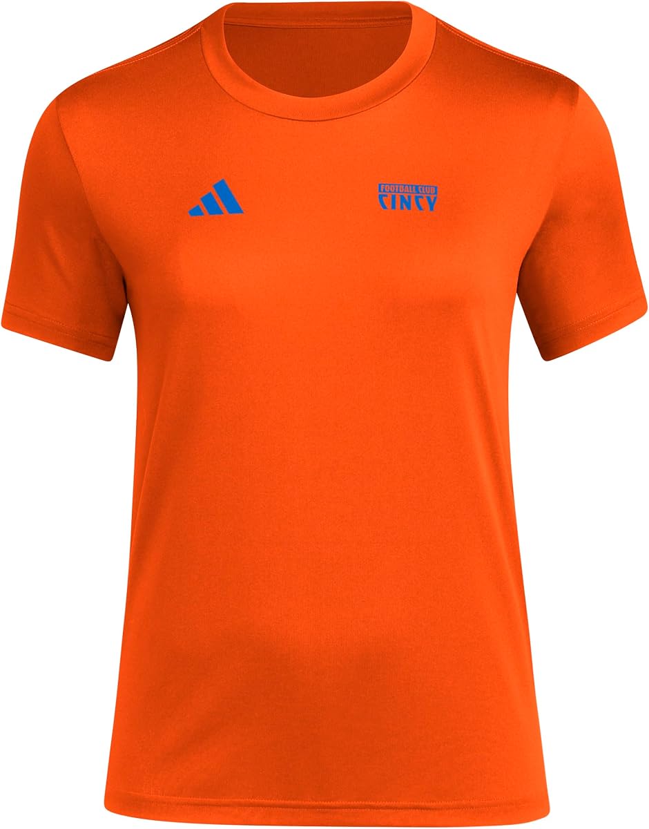 adidas Women's FC Cincinnati Local Warp Pre-Game Short Sleeve T-Shirt