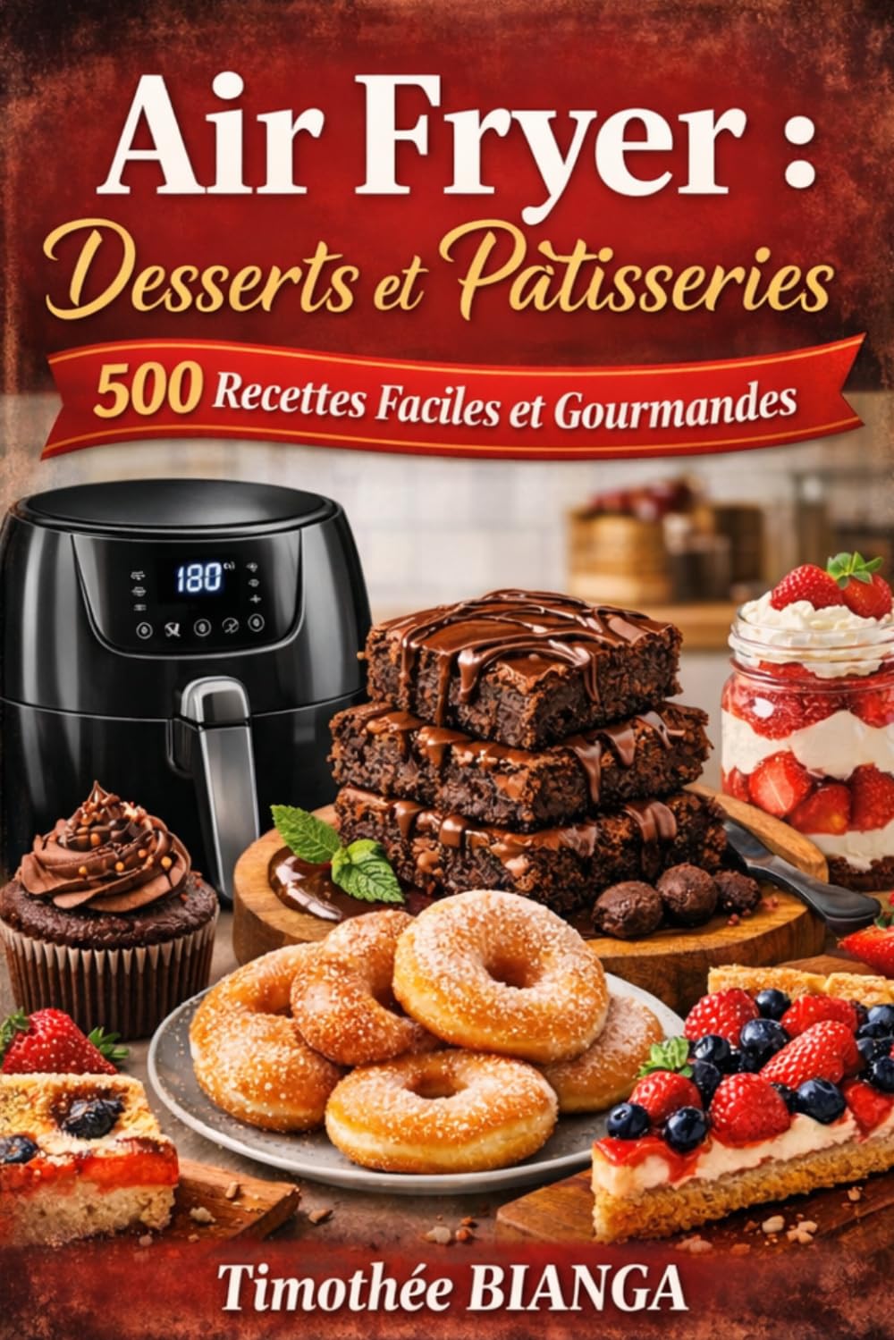 Air Fryer Desserts: 500 Recettes faciles et Gourmandes pour Gâteaux, Cookies, Muffins et Pâtisseries Maison