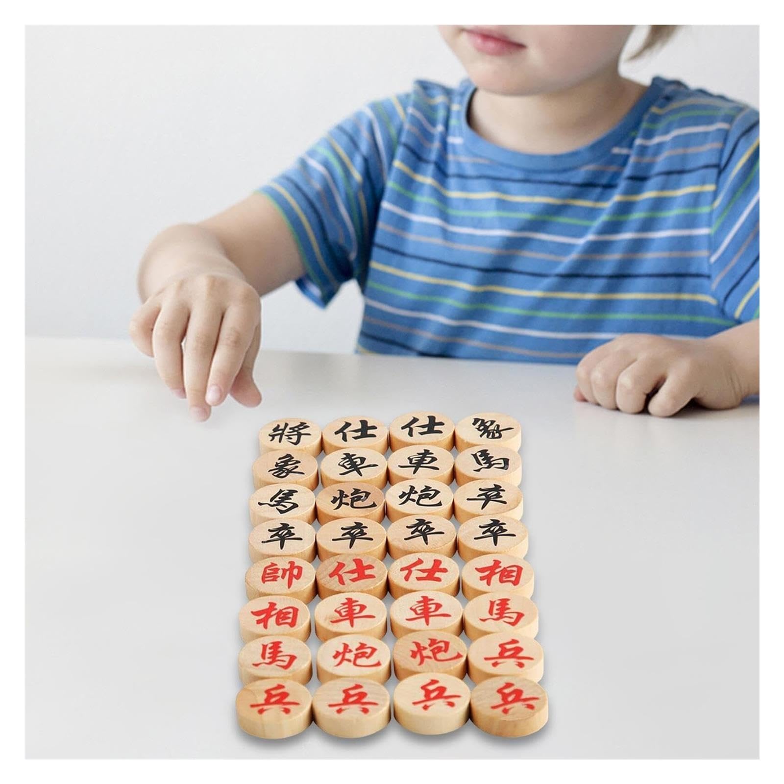 Juego de ajedrez Chino Xiangqi Tablero de Juego Plegable Ajedrez