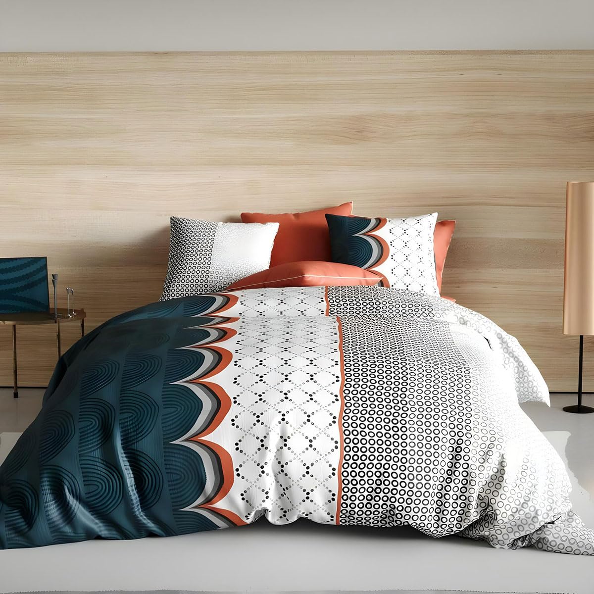 DOUMIE parure de lit Antan 220 x 240 cm pour une chambre cosy et chaleureuse