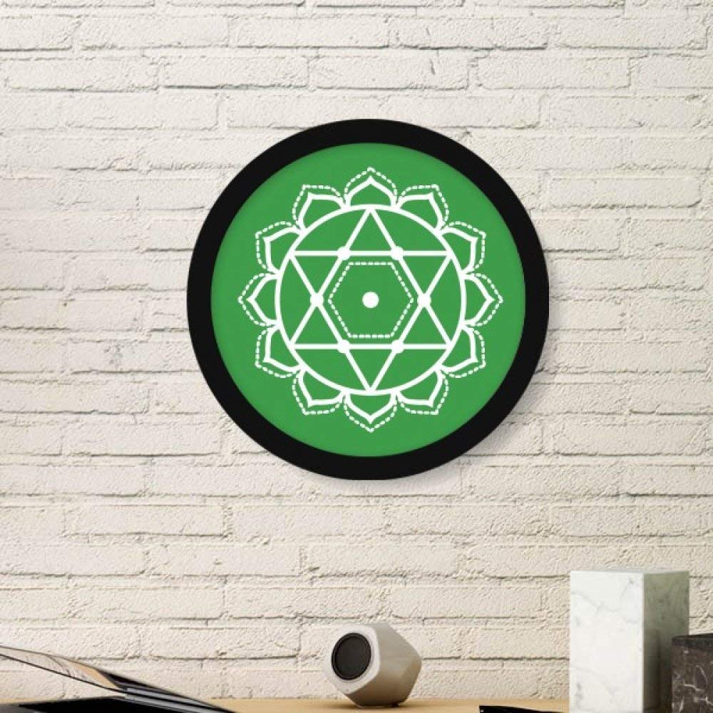 Cadre photo géométrie fleur noir pour une décoration d'accueil chaleureuse
