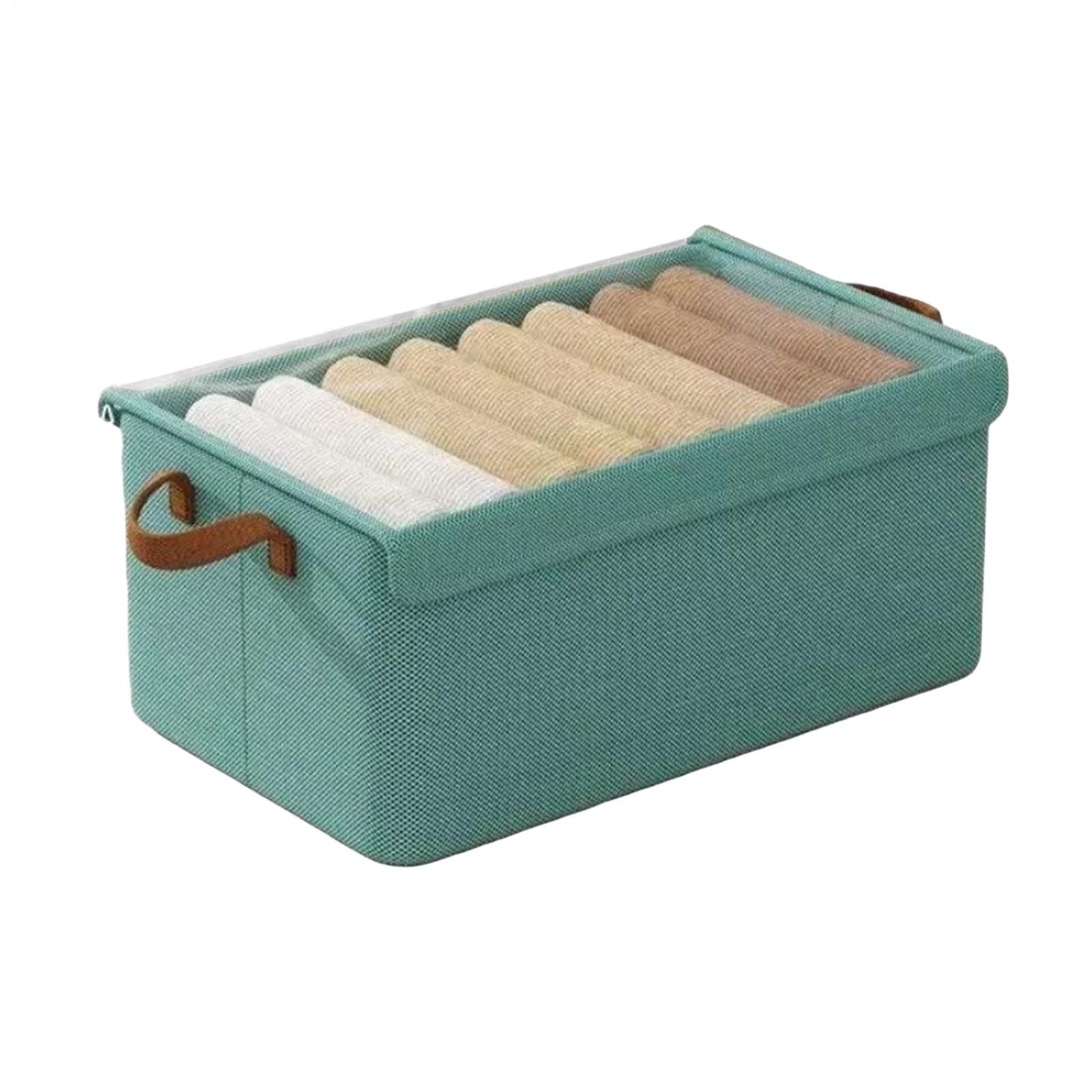 Cajas de almacenamiento para armario: bolsas plegables con asas para ropa y toallas
