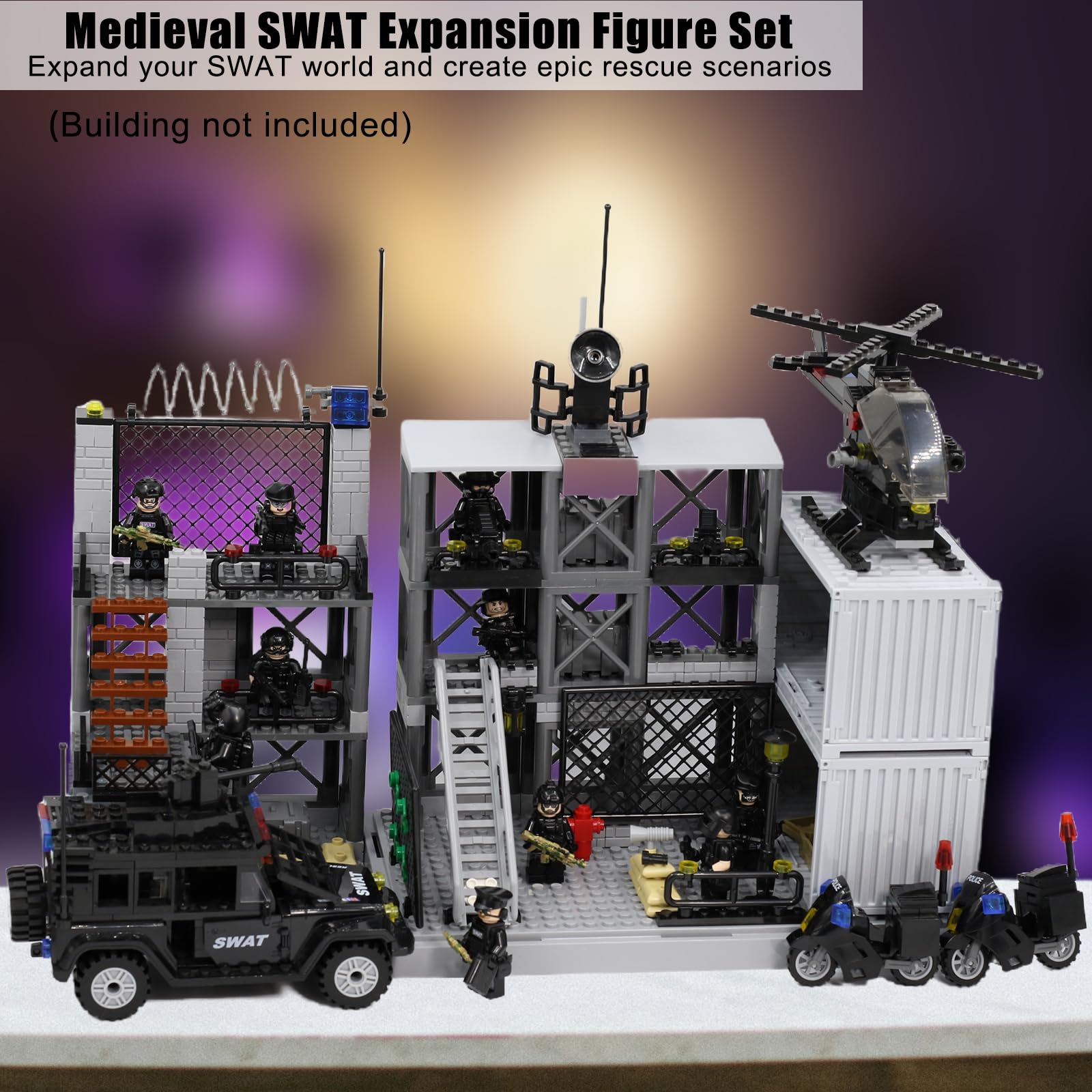 【ウェイン】1/6 SWATとnight ops jumper 2体セット DAMTOYS 1/6 78044B San Diego Midnight Ops FBI SWAT Team Agent