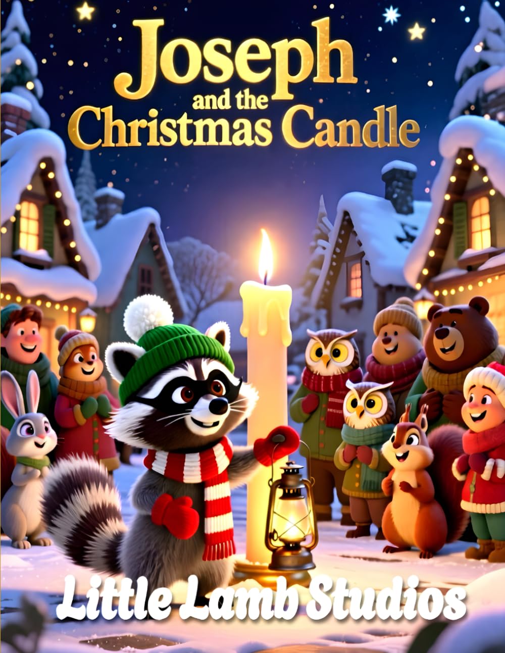 Joseph and the Christmas Candle: A Heartwarming Christmas Story About Kindness, Giving, and the Joy of Helping Others (Little Lamb Holiday Blessings Series)
