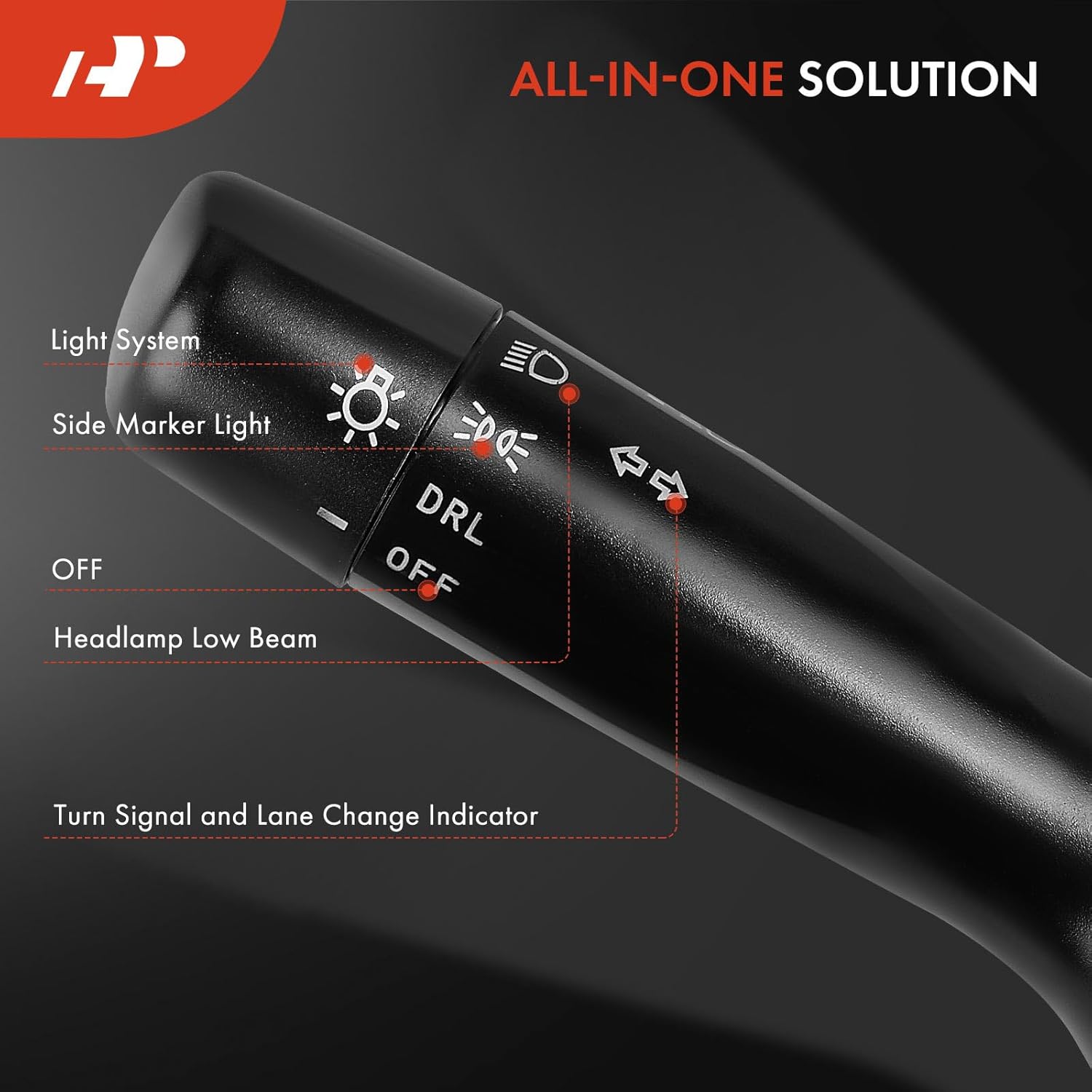 A-Premium Turn Signal Switch Multifunction Switch Lever Compatible with Toyota Prius 2011-2015, Yaris 2014-2018, Prius V 2013-2014