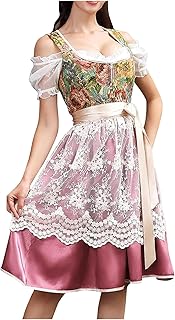 Generisch Pantalones medievales pequeños Oktoberfest Cosplay, disfraz de escenario, disfraz de espectáculo, talla grande, disfraz de cosplay para mujeres
