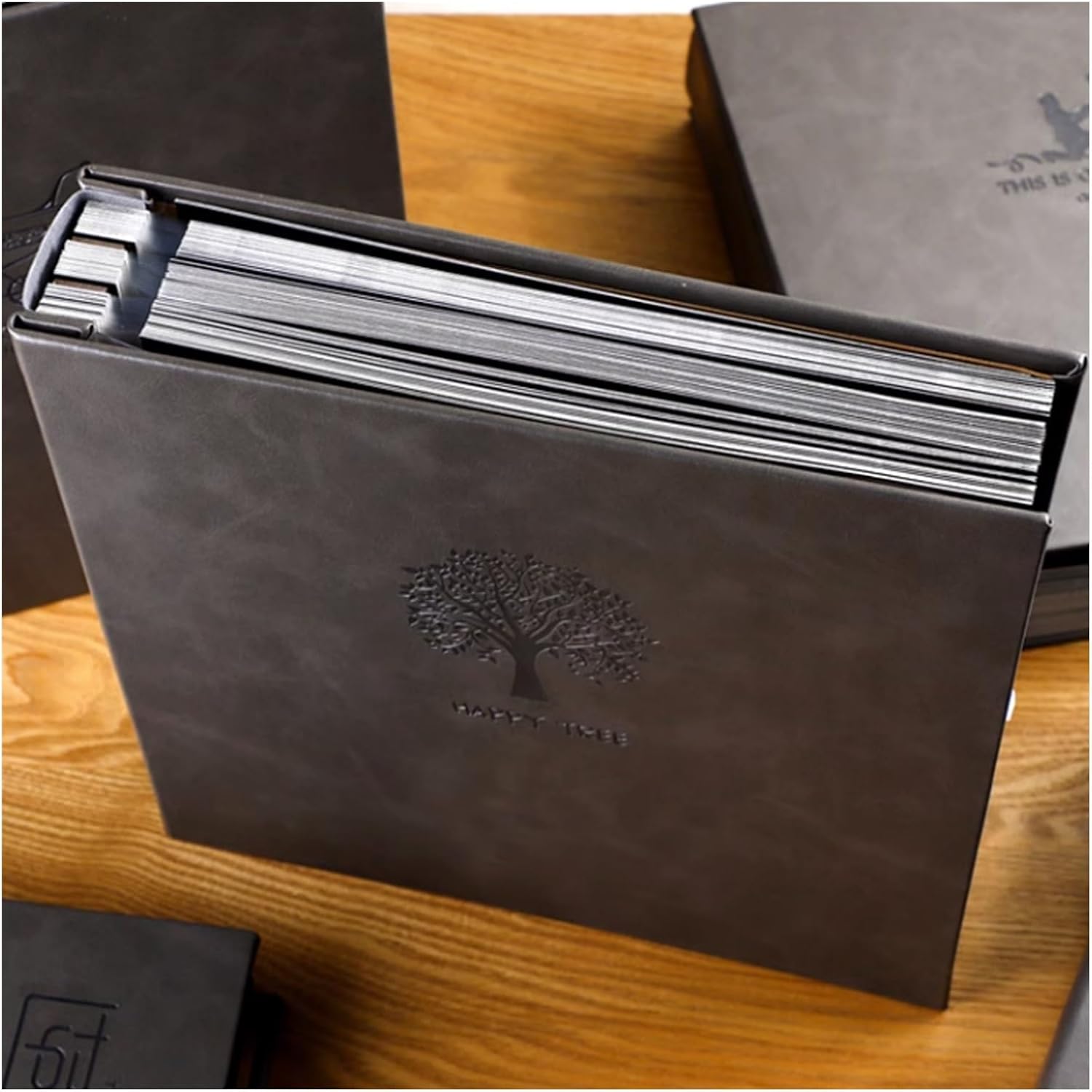 Photo Albums Album Photo Album DIY Photo Album Book Memorial Album Paste Family Piece Handmade Storage Self-adhesive Laminating Large Capacity Album de fotos (Color : 08, Size : 60 white cards)