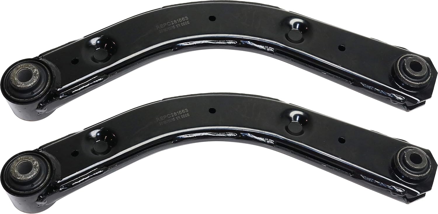 Evan Fischer Set of 2 Rear, Left and Right, Upper Control Arm With Bushing(s) Compatible with Chevrolet Malibu 2004-2012 Pontiac G6 2005-2010, Saturn Aura 2007-2009 Front Wheel Drive 25850211