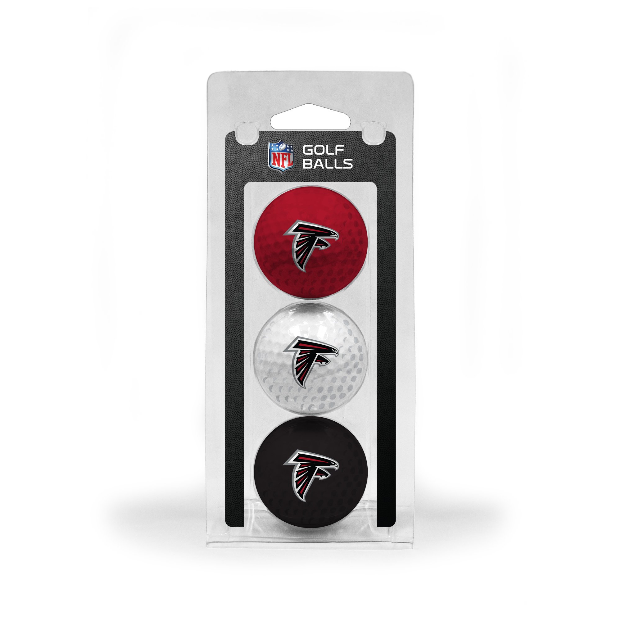 Team Golf NFL Regulation Size Golf Balls, 3 Pack, Full Color Durable Team Imprint