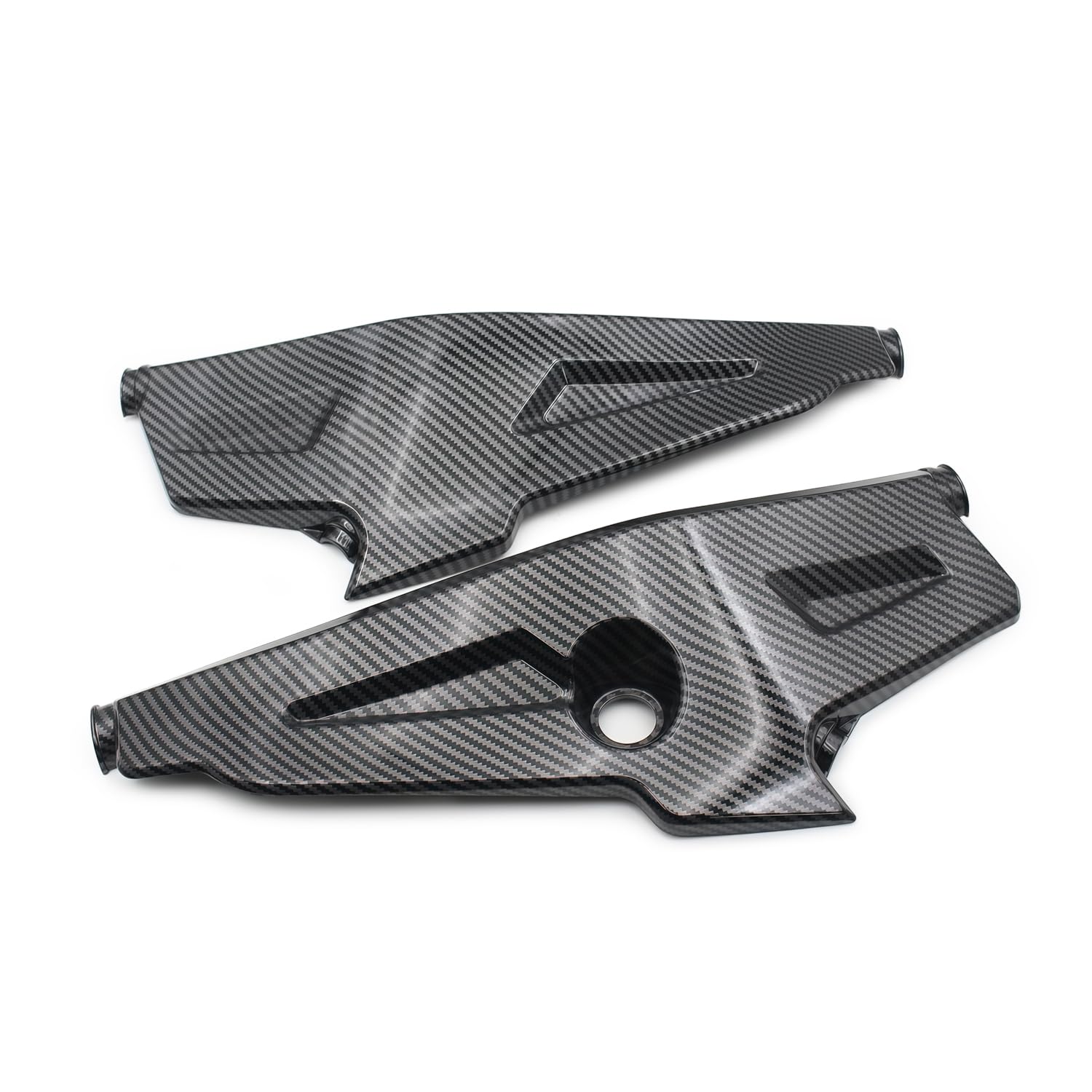 Motorcycle Side Panel Fairing Protection Guard Upper Frame Cover Plate Mudguard Infill kit for BMW F750GS F850GS F800GS-Carbon Fiber