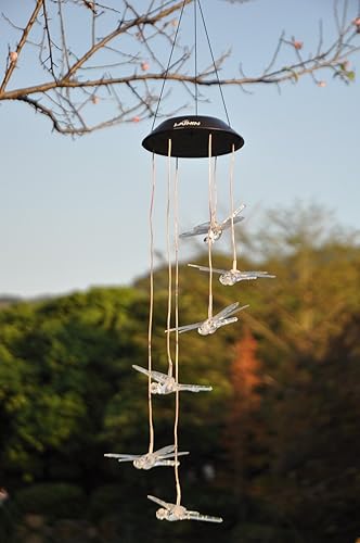 Miniatura 6 de Móvil de libélula solar LED que cambia de color