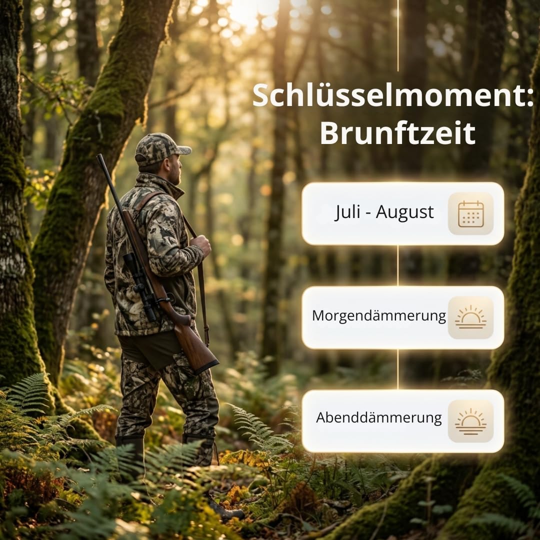 Rehblatter Set Komplett – Buttolo Rehblatter + Blatter für Rehwild zur realistischen Imitation der Ricke in der Brunft | 2 Lockrufe für Rehwild zur Jagd und Rehbeobachtung mit Band und Anleitung.