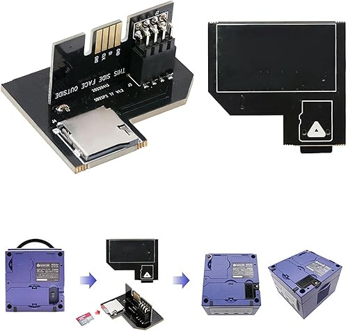 Miniatura 6 de WWDZ para NGC SD2SP2 Pro SD adaptador de tarjeta SDL Micro SDTF adaptador de lector de tarjetas NGC consolas de juegos para Nintendo Gamecube
