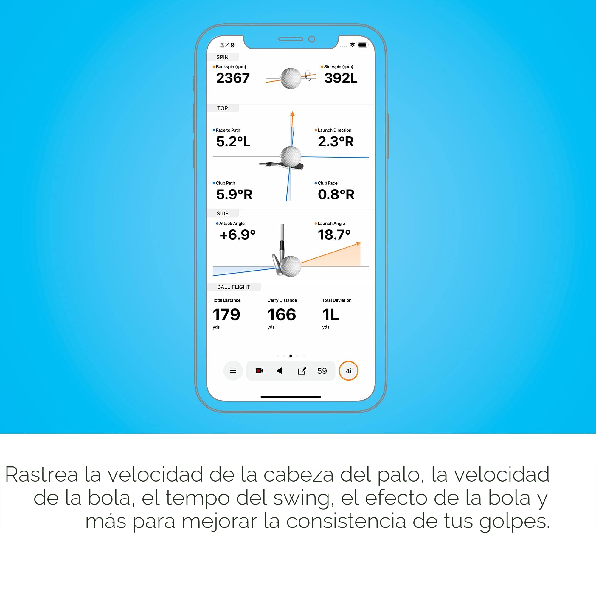 Amazon.com: Garmin Approach R10, Monitor de Lanzamiento de Golf