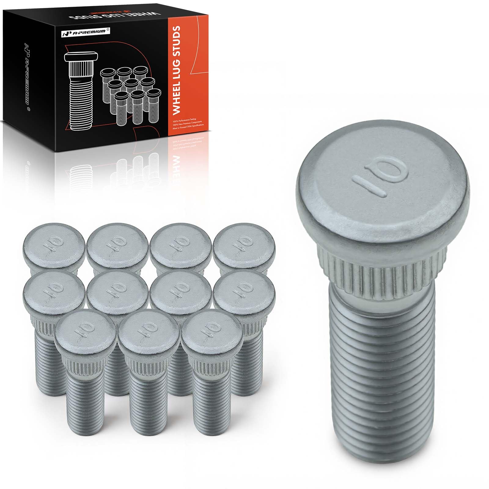 Amazon.com: A-Premium 12Pcs M12-1.5 Wheel Studs Compatible with