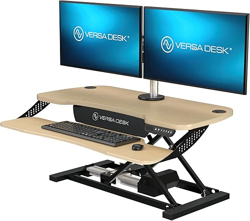 Miniatura 46 de VERSADESK® PowerPro™ Elite 40" x 24" - Convertidor de escritorio eléctrico ancho controlado por aplicación con puerto de carga USB. Eleva hasta 20