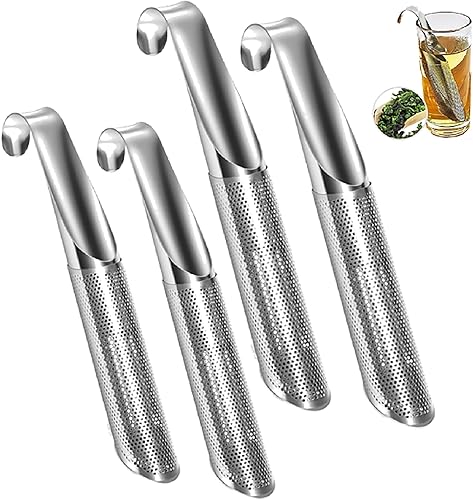 Miniatura 10 de Coladores de té para té suelto, difusor de té de acero inoxidable mejorado, infusores de té de malla extrafina para té suelto, infusor de té de