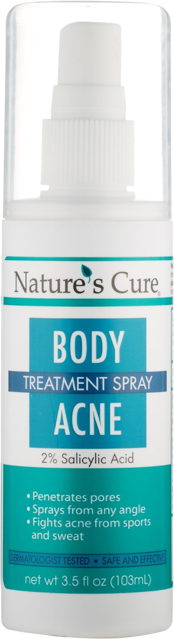 Nature's Cure Body Acne Treatment Spray - 3.5 fl oz (Pack of 1)