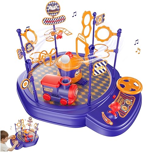 Electric Train Set Game Table for Kids & Adults, Floating